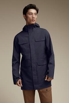 Chamarras Canada Goose Hombre Outlet - Seawolf Chubasquero Azul Marino NS5341902